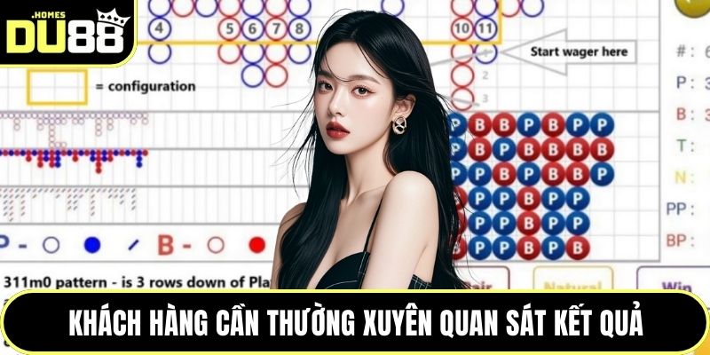 Khách hàng cần thường xuyên quan sát kết quả
