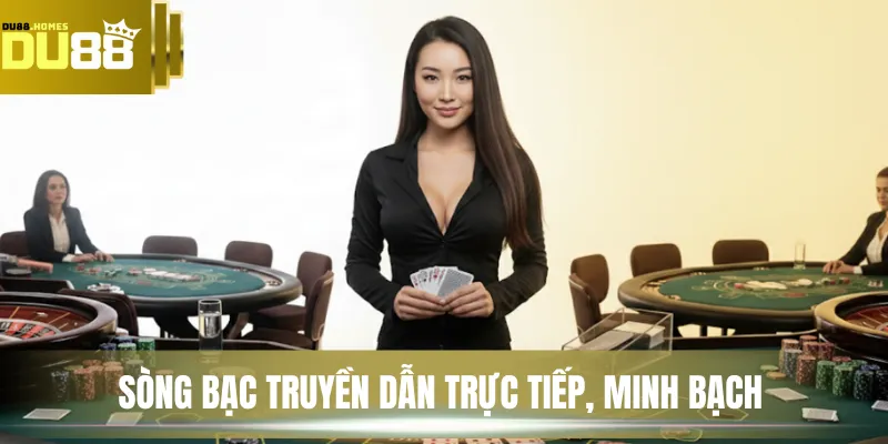 Sòng bạc truyền dẫn trực tiếp, minh bạch 